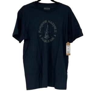 NEW! Florence Marine X Men's Large Catamaran Organic Navy Short Sleeve Tee M5-2